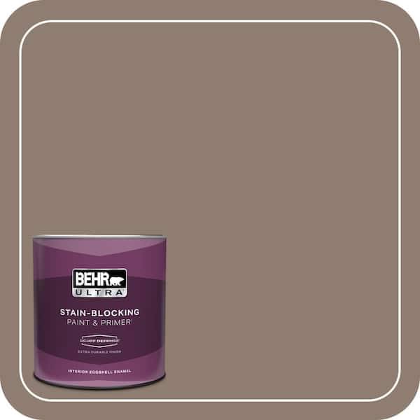 BEHR ULTRA 1 qt. #N180-5 Bridle Leather Extra Durable Eggshell Enamel Interior Paint & Primer