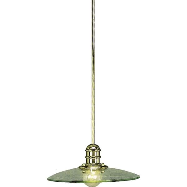 Volume Lighting Edo 1-Light Polished Brass Interior Pendant