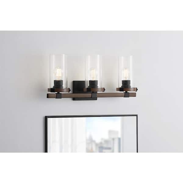 12 in. Light Matte Black and White Adjustable CCT Integrated LED Ceiling Flush Mount Fixture with Interchangeable Trim