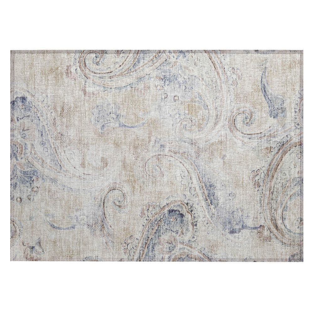 Chantille Machine Washable Indoor/Outdoor Abstract ACN2747 Beige 2 ft. x 3 ft. Accent Rug price history on PriceWatchPro