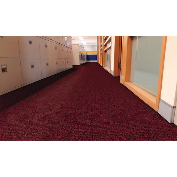 TrafficMaster Viking - Berry Red - 12 ft. Wide x Cut to Length