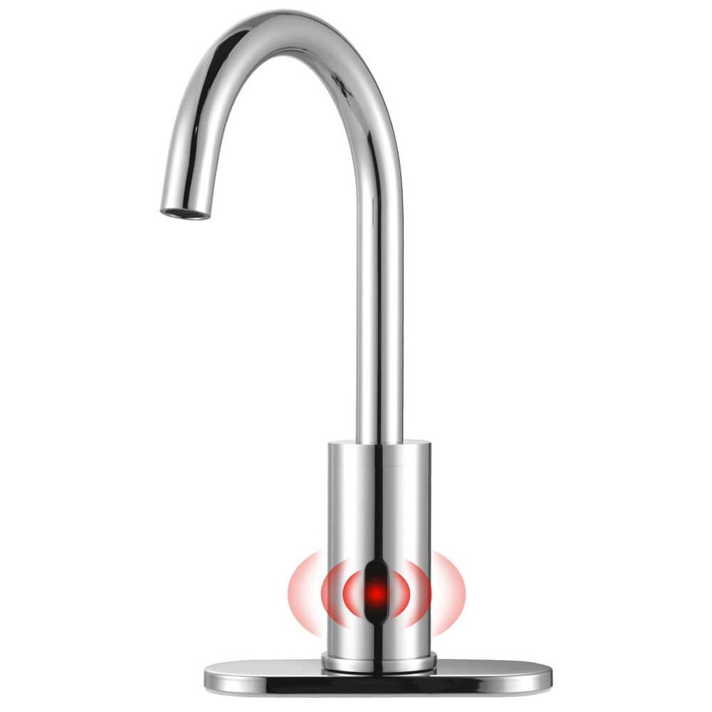 4 in. Centerset Touchless Single Hole Bathroom Faucet in Polished Chrome price history on PriceWatchPro