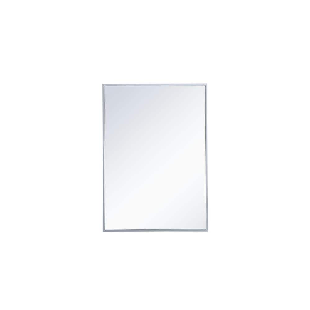 Timeless Home 20 in. W x 28 in. H Rectangular Medicine Cabinet Wall Mirror 