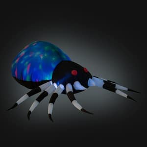 5 ft. LED Giant Spooky Spider Halloween Inflatable