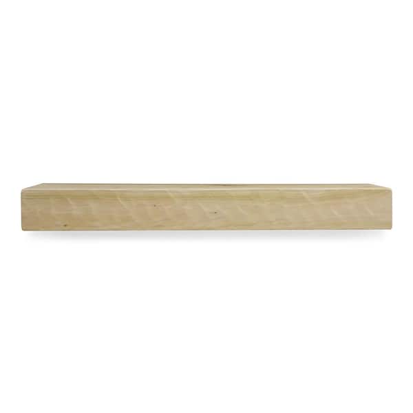 Dogberry Collections Rough Hewn 36 in. x 5.5 in. Unfinished Mantel