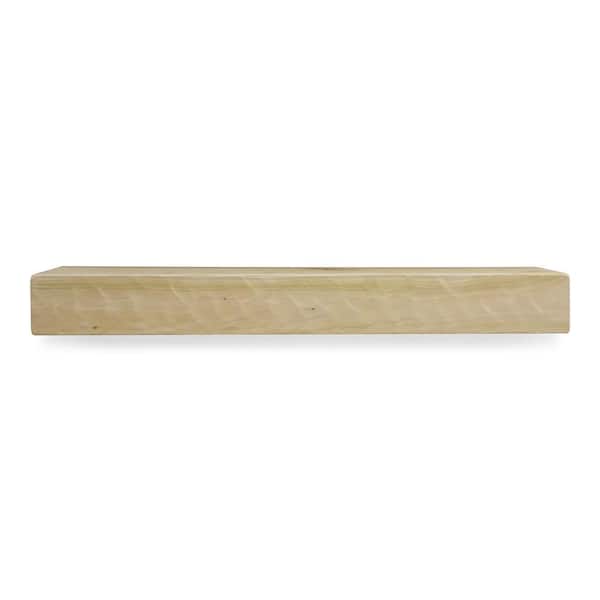 Dogberry Collections Rough Hewn 48 in. x 5.5 in. Unfinished Mantel