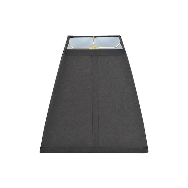 Lamp Shade Black Label style lampupコラボ Aspen Creative Corporation 10 in. x 9.5 in. Black Hardback Square