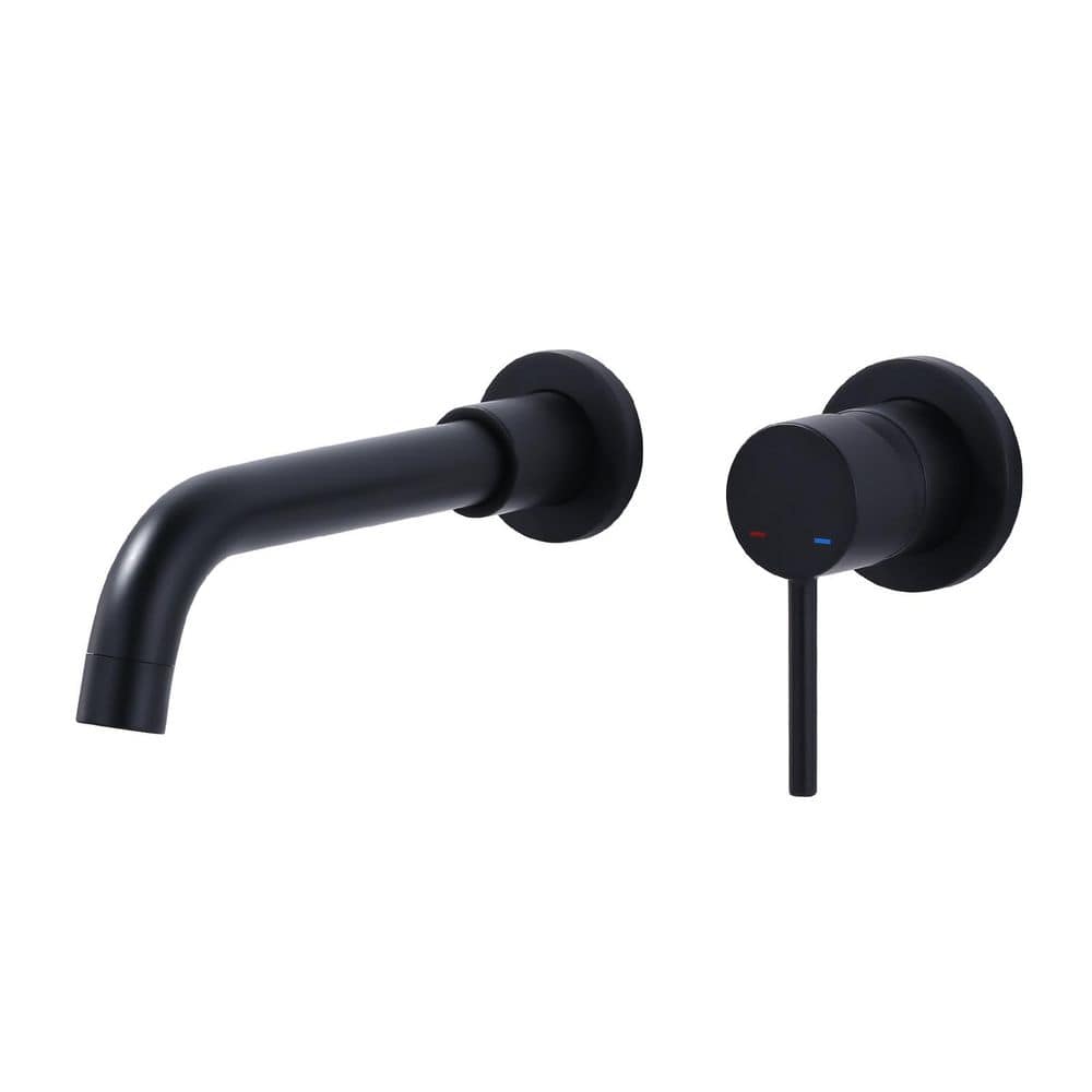 Single-Handle Wall Mounted Bathroom Sink Faucet in Matte Black price history on PriceWatchPro