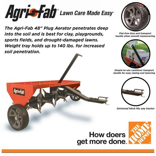 48 in. Tow Plug Aerator