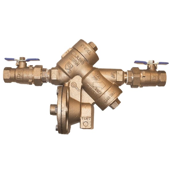 Wilkins 1 in. Reduced Pressure Principle Backflow Preventer, Bronze