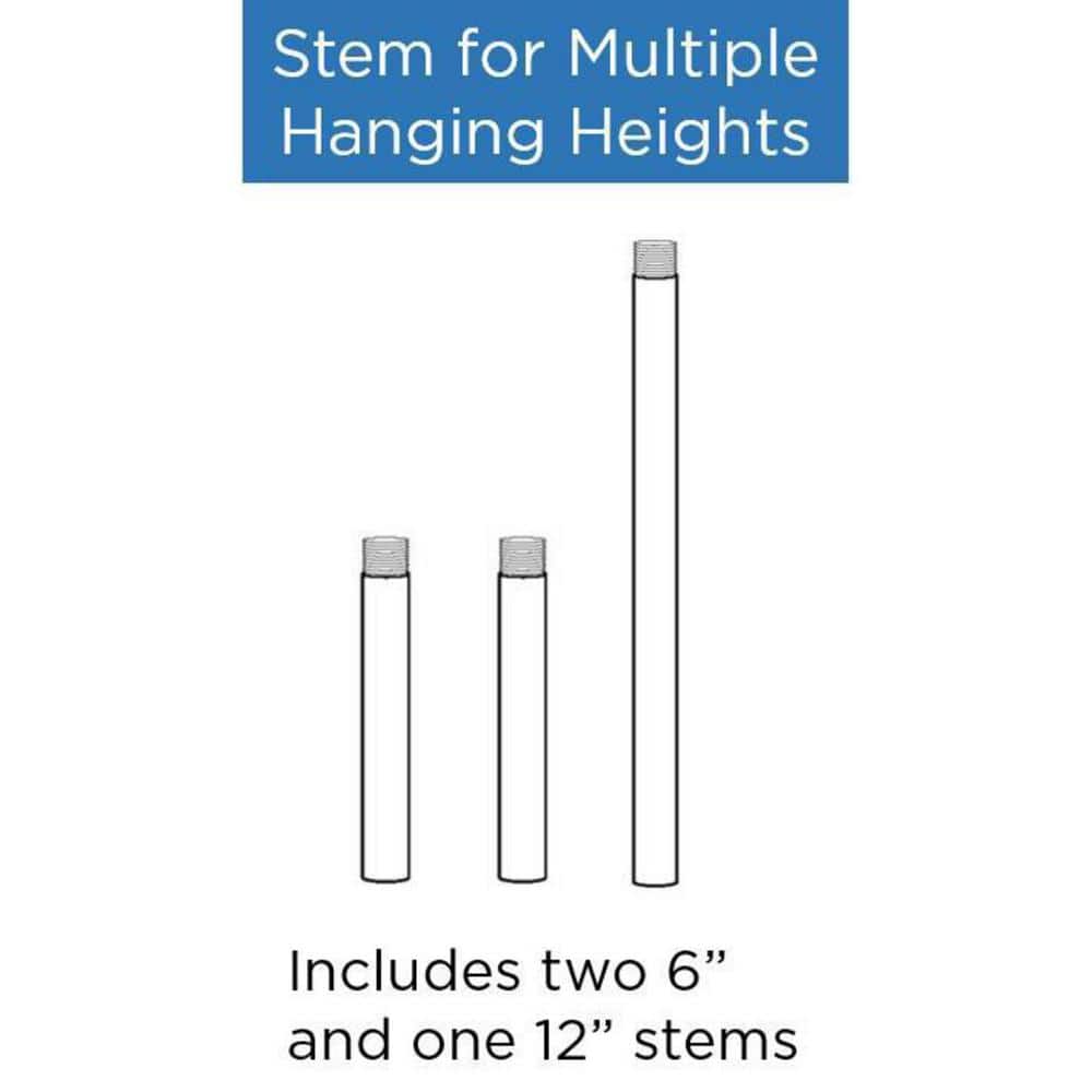 Brushed Nickel 24-Inch Stem Extension Kit