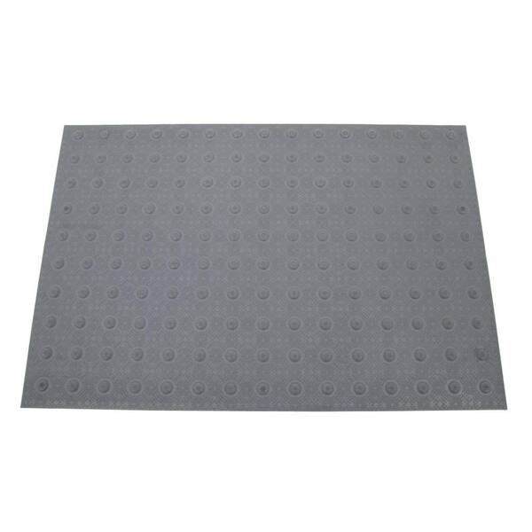 DWT Tough-EZ Tile 2 ft. x 3 ft. Dark Gray Detectable Warning Tile