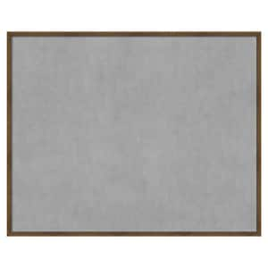 Lucie Light Bronze 41 in. x 33 in Framed Magnetic Board