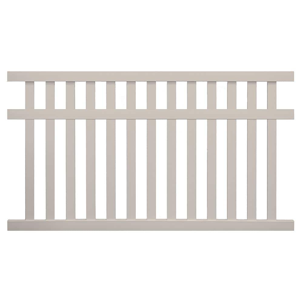 Captiva 5 ft. H x 8 ft. W Tan Vinyl Pool Fence Panel price history on PriceWatchPro