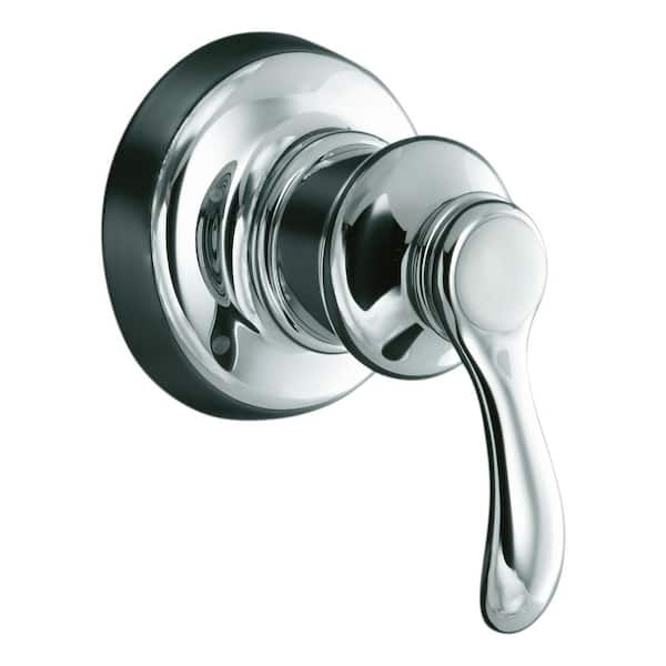 KOHLER Fairfax Valve Trim for Transfer Valve with Lever Handle in Polished Chrome (Valve Not Included)