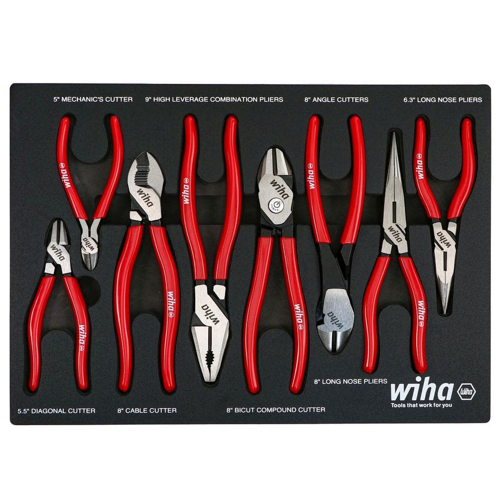 Knipex 6.3 Combination Pliers - Plastic Grip
