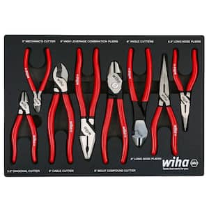 8-Piece Classic Grip Pliers and Cutters Tray Set
