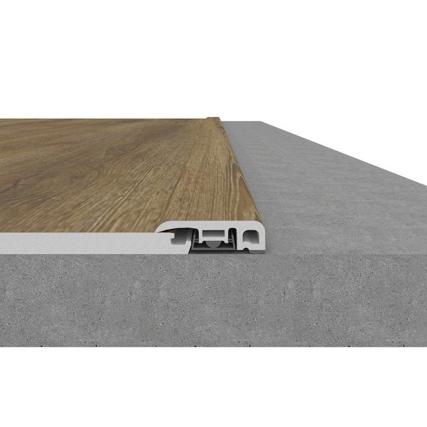 EverLux Grizzly Bear Brown 0.39 in. T x 1.38 in. W x 84 in. L Reducer Molding