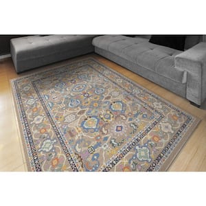 Sirus Multi-Colored 6 ft. 7 in. x 9 ft. 6 in. Oriental Area Rug