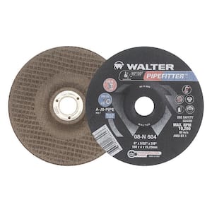 PIPEFITTER 6 in. x 7/8 in. Arbor x 5/32 in. T27 A-20-PIPE Pipeline Grinding Wheels (Pack of 25)