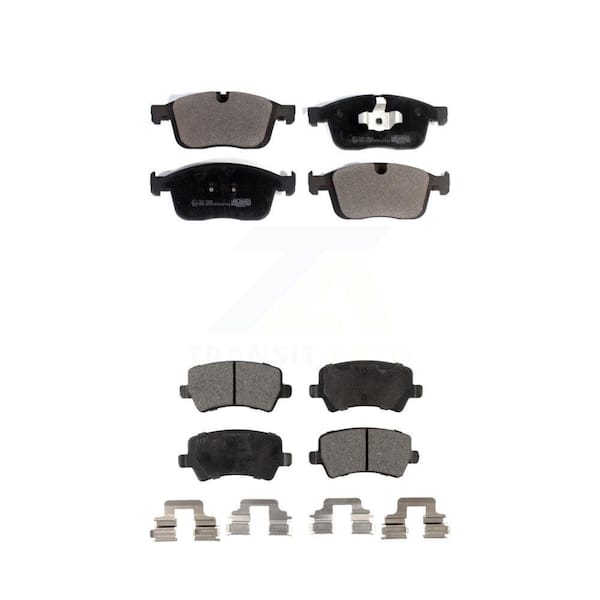 TEC Front Rear Ceramic Brake Pads Kit For 2016-2017 Volvo XC60 KTC-100538