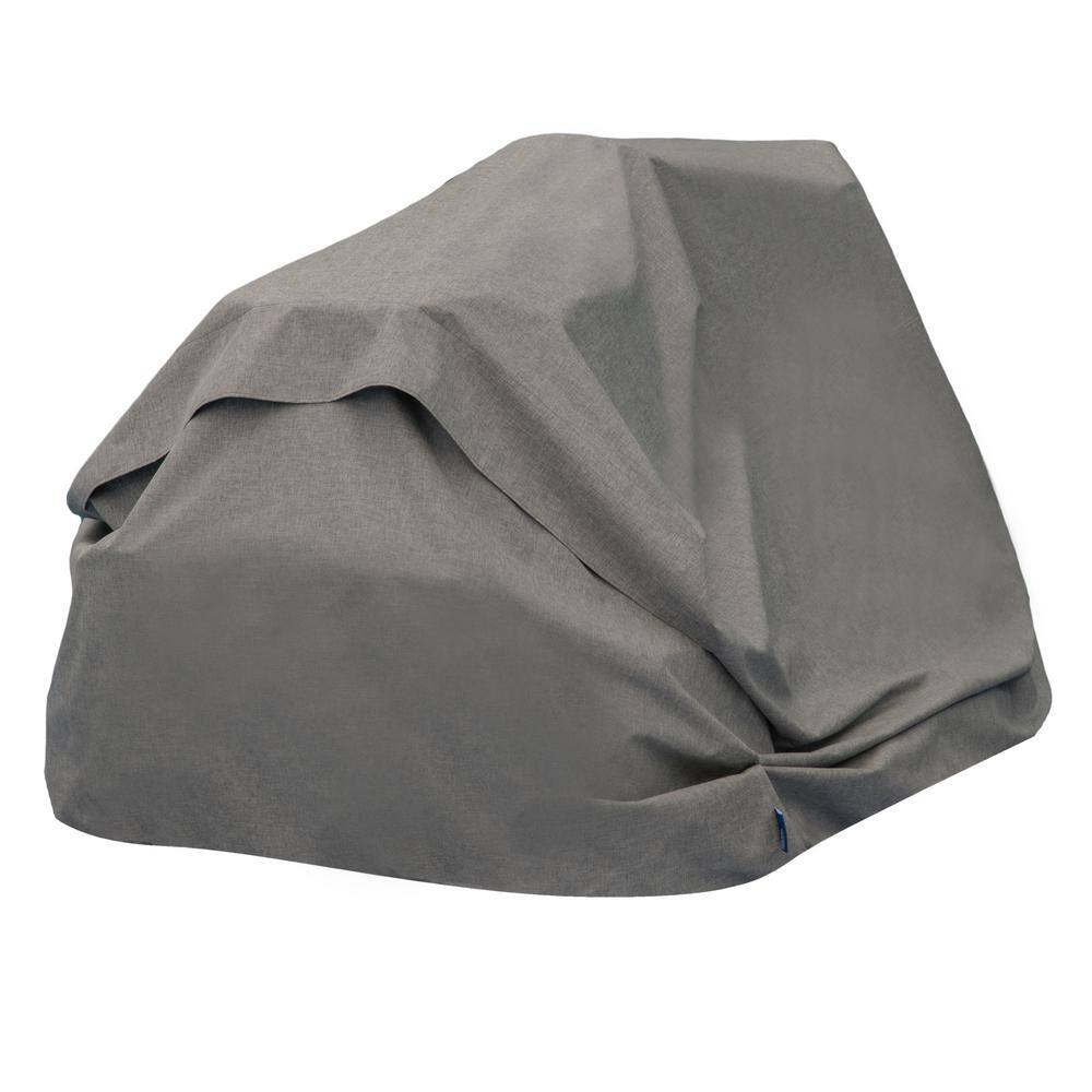 Gray Waterproof Polyester Riding Lawnmower Cover, 82"L x 50"W x 47"H
