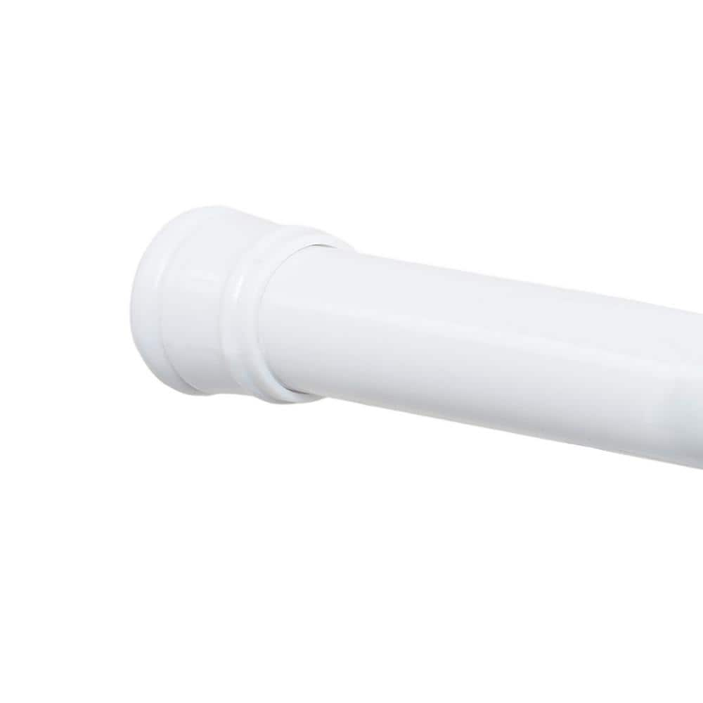 Zenna Home Shower Curtain Rod 60 in. L White