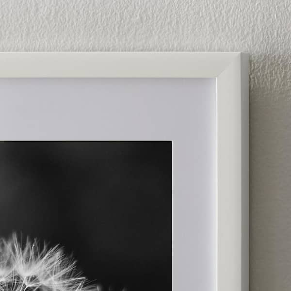 StyleWell White Modern Frame with White Matte Gallery Wall Picture
