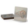 YouTheFan NFL Los Angeles Rams 4 in. Metallics Coasters (Set of 4 ...