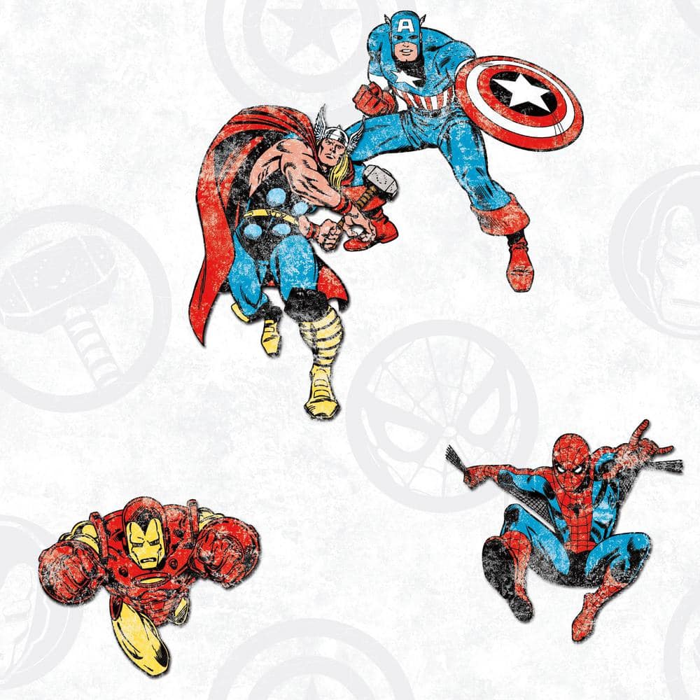 RoomMates Avengers Classic Peel and Stick Wallpaper (Covers  sq. ft.)  RMK11167RL - The Home Depot