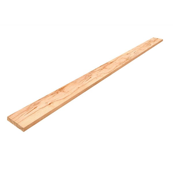 Edge 1 in. x 4 in. x 8 ft. Rustic Beech Board