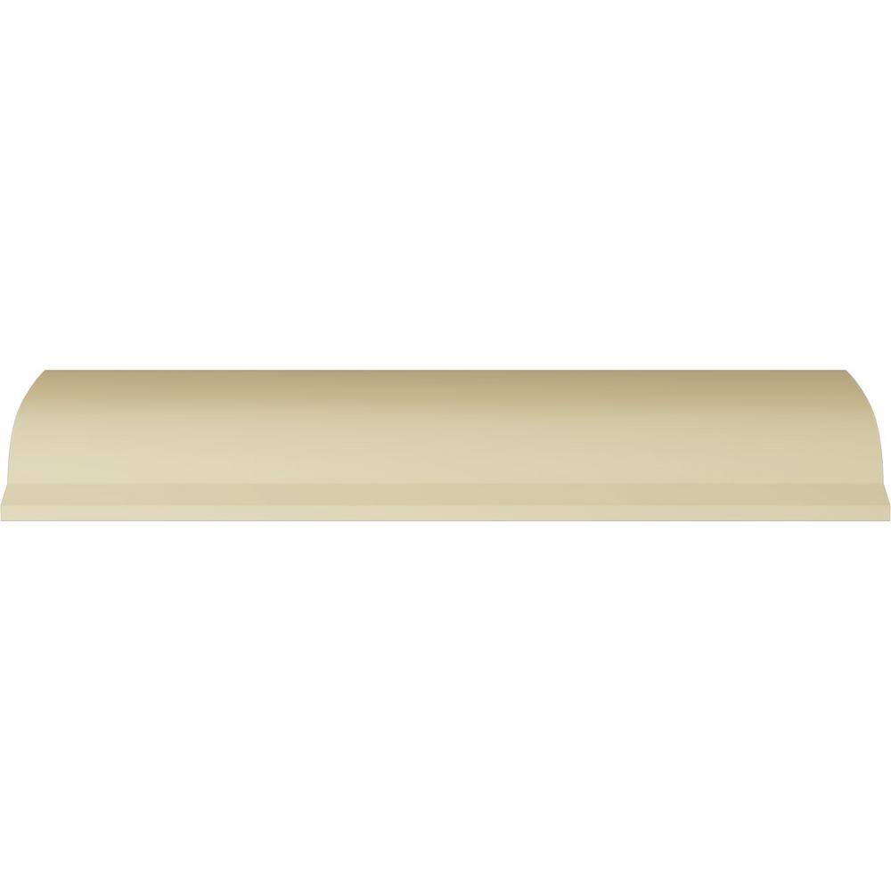 Primed White Polyurethane Geometric Crown Moulding Sample