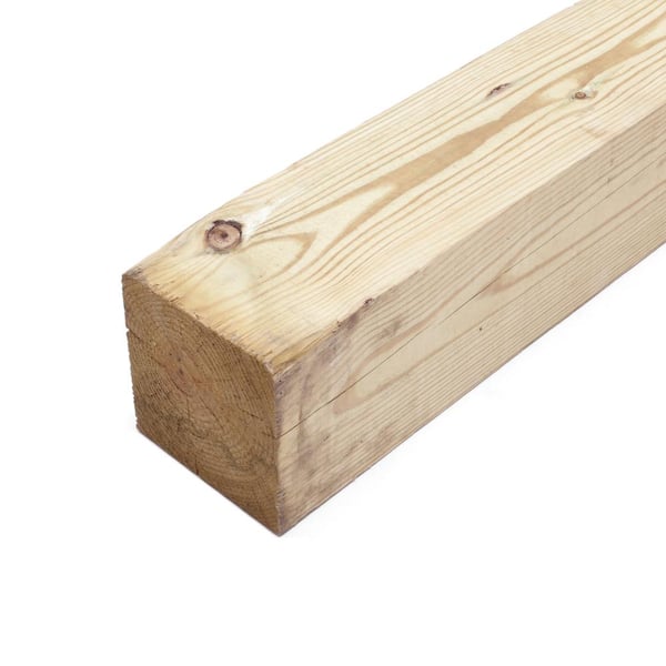 Unbranded 6 in. x 6 in. x 14 ft. #2 Ground Contact Pressure-Treated Timber