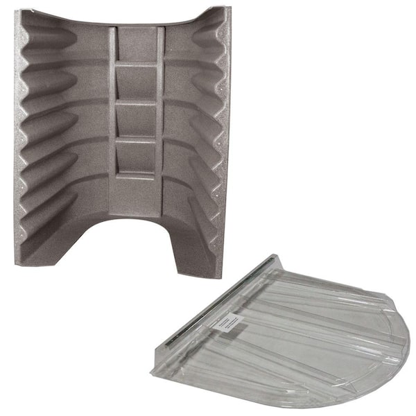 Wellcraft 2062 091 Sandstone Egress Well with Polycarbonate Flat Cover Bundle