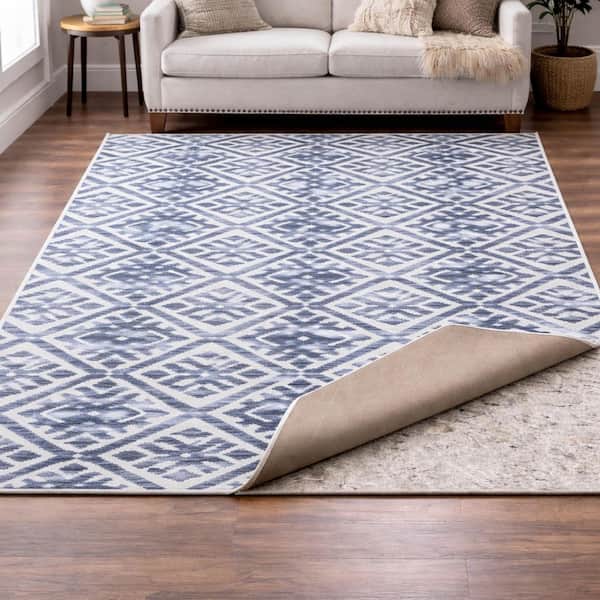 Dual Surface 7 ft. 8 in. x 10 ft. 4 in. Rectangle Interior 3/8 in. Thickness Rug Pad