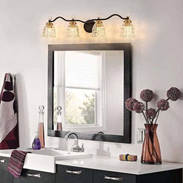 Bathroom vanity glass shades sales