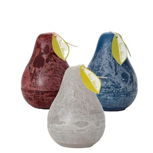 4.5" Midnight Timber Pear Candles (Set of 3)