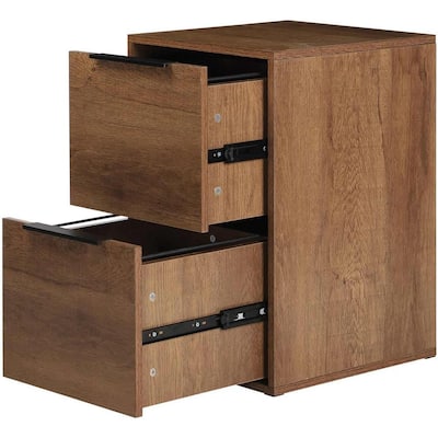 StyleWell Braxten Light Oak Brown Vertical File Cabinet with 2 Drawers  (15.6 in. W x 30 in. H) 06582AT - The Home Depot