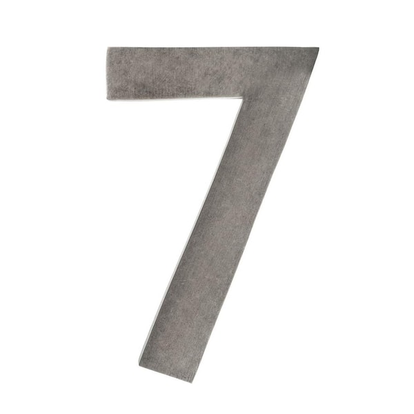 Architectural Mailboxes 5 in. Antique Pewter Floating House Number 7