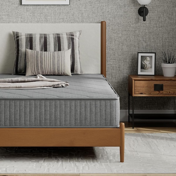Cozy Twin Medium Firm Hybrid Mattress, 6 in. in a Box with Smarts Coil Mattress