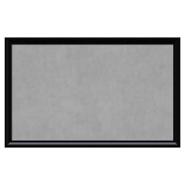 Amanti Art Steinway Black Scoop 43 in. x 27 in Framed Magnetic Board