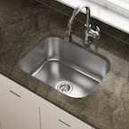 Undermount Stainless Steel 23 in. Single Bowl Kitchen Sink