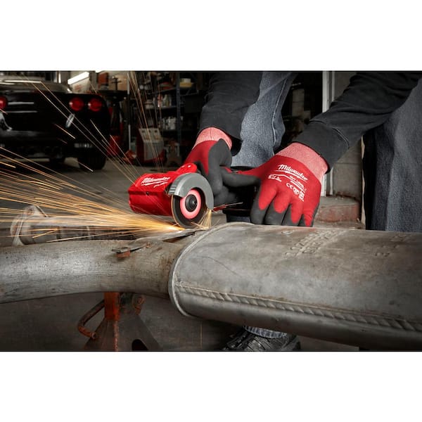 Milwaukee M12 FUEL 12V 3 in. Lithium-Ion Brushless Cordless Cut Off Saw (Tool-Only) with 3 in. Diamond Tile Blades (2-Pack)