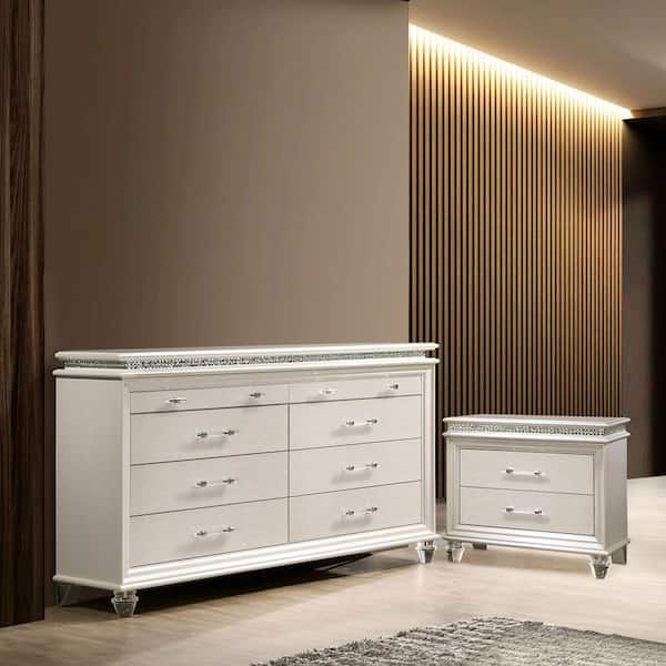 silver orchid dresser Silver Orchid Brockwell Gray Dresser - Bed Bath & Beyond