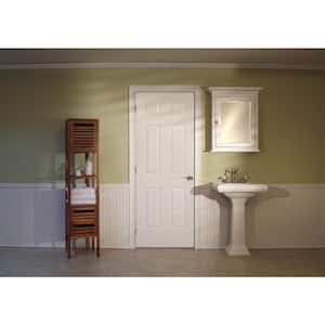 32 in. x 80 in 6 Panel Colonist Primed Right-Hand Textured Solid Core Molded Composite MDF Single Prehung Interior Door