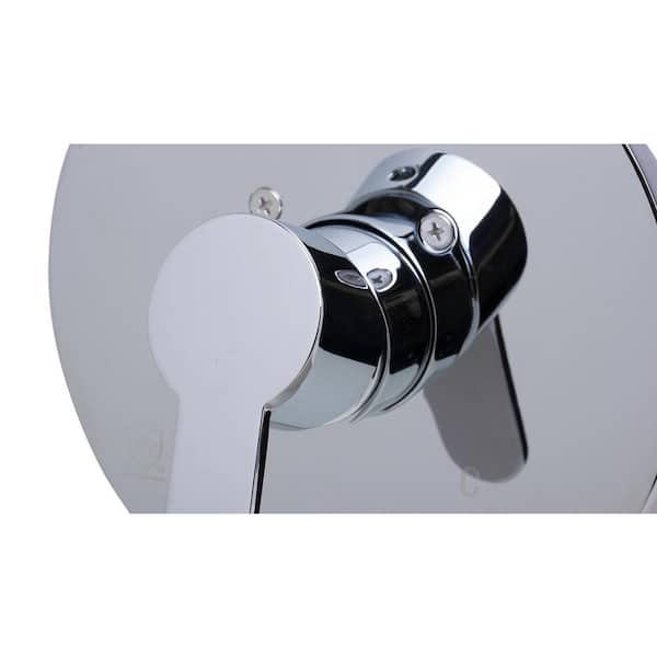 ALFI BRAND Polished Chrome Single-Handle Shower Mixer with Sleek Modern  Design AB3001-PC - The Home Depot