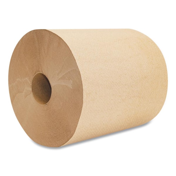 Morcon Hardwound Roll Towels, 8 x 800ft, Brown, 6 Rolls-carton