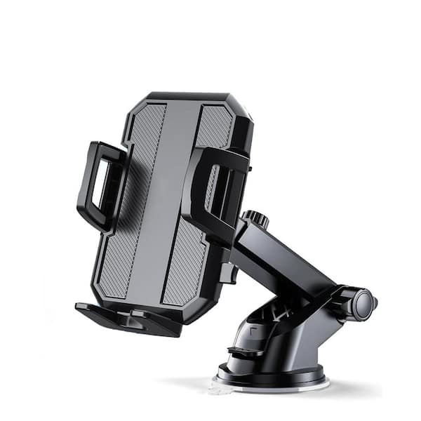 3-in-1 Car Phone Holder for Car Dashboard Air Vent Windshield, for All iPhone Android Phone Black