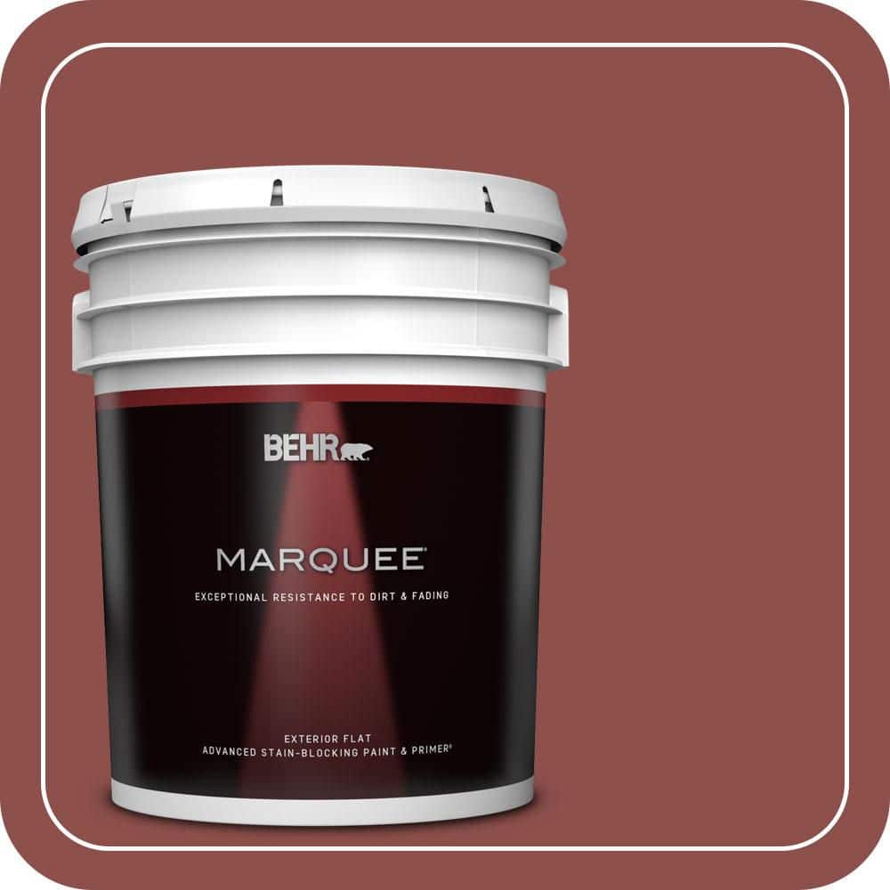 5 gal. #S140-6 Moroccan Ruby Flat Exterior Paint & Primer product image for price tracking