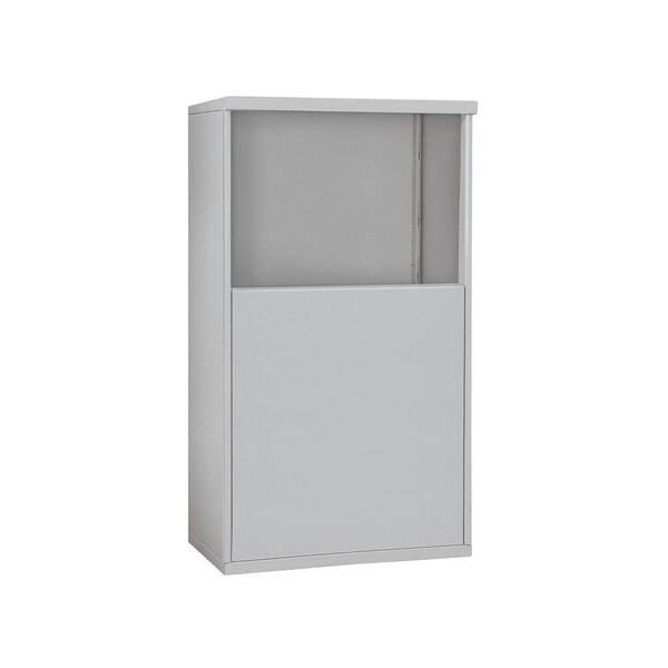 Salsbury Industries 3900 Series 32.25 in. W x 48.25 in. H x 19 in. D Free-Standing Enclosure for Salsbury 3705 Double Column Unit, Aluminum
